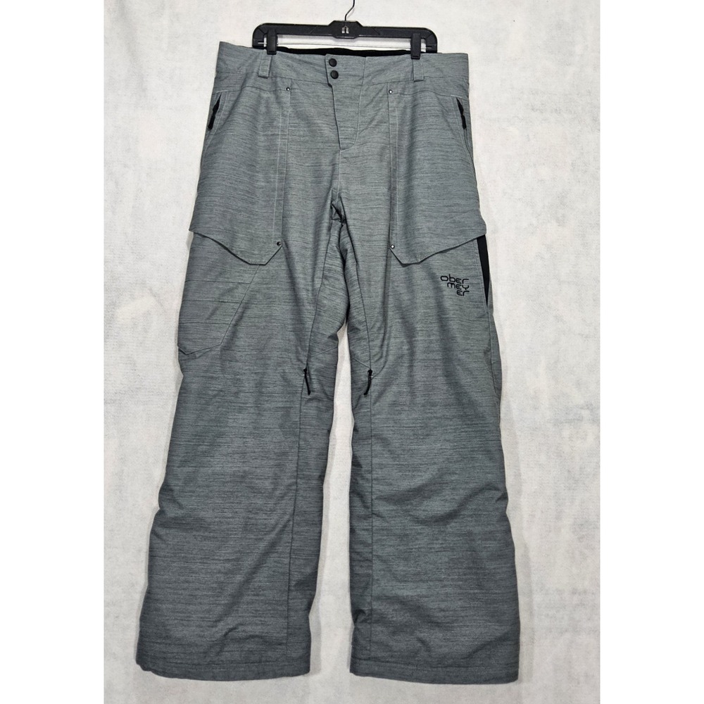 Obermeyer Men's Ski Snowboard Pants in Heather Gray